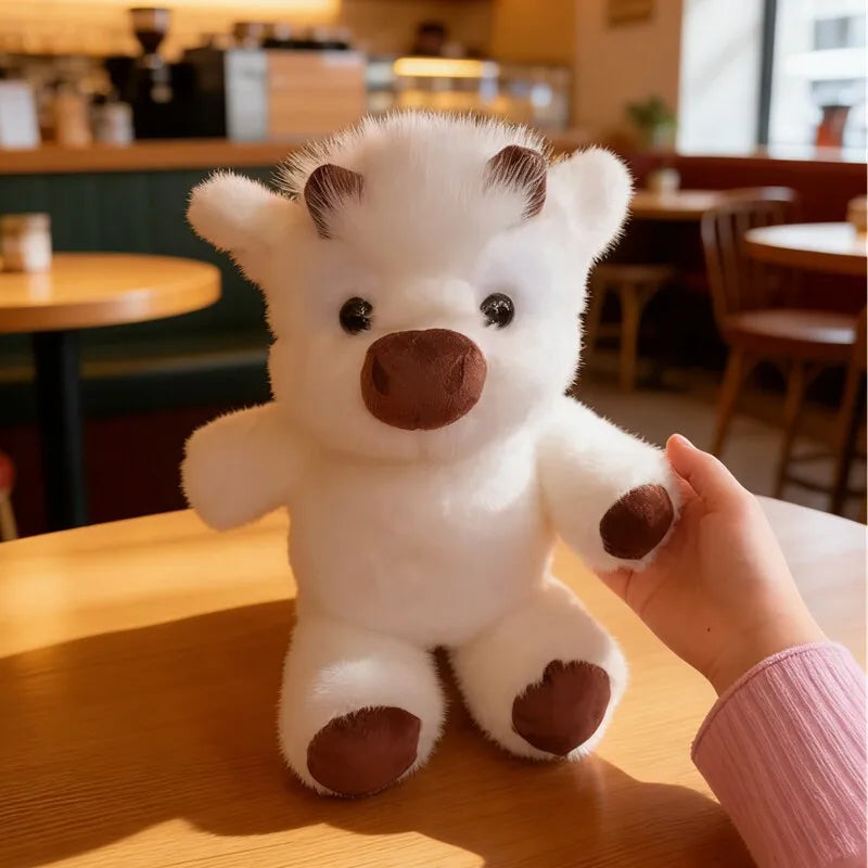 Peluche Vache Rose