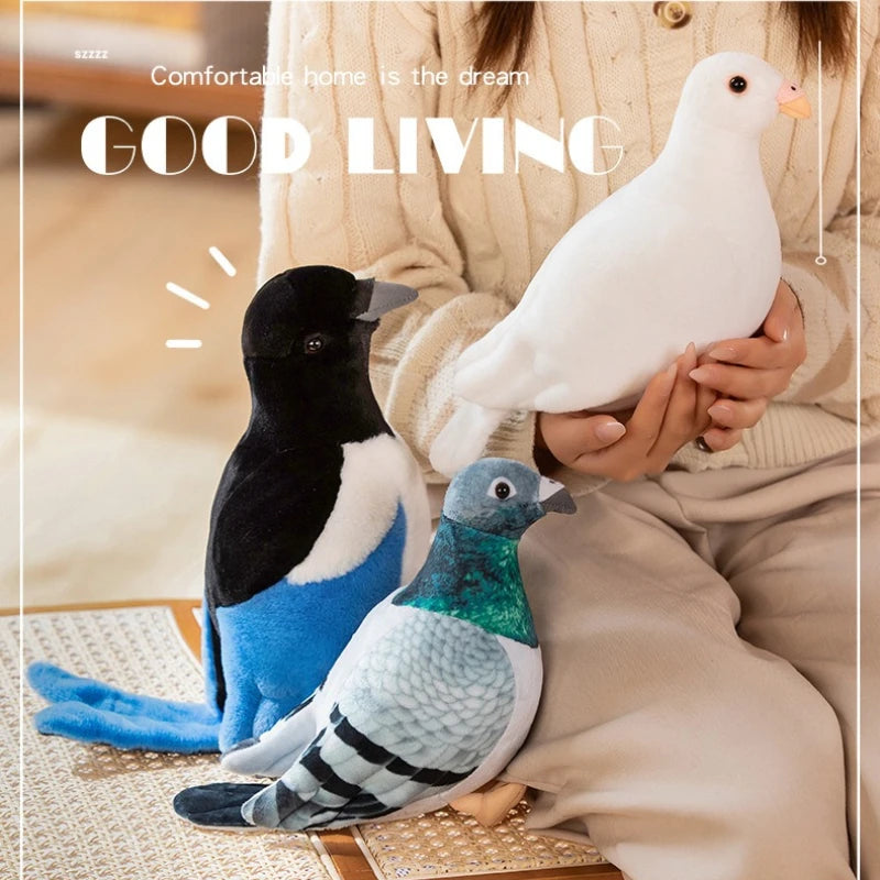 Peluche Pigeon Blanc