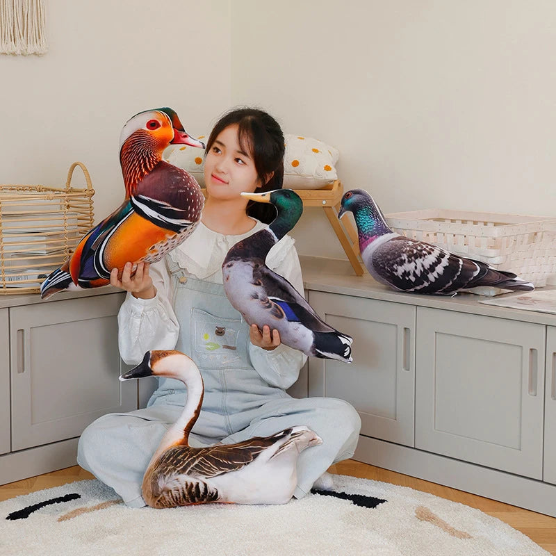 Coussin Pigeon Réaliste