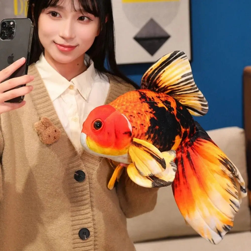 Peluche Poisson Rouge Réaliste