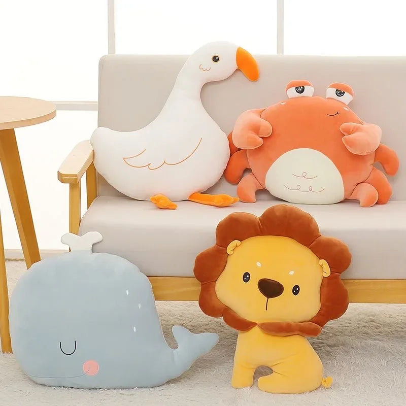 Coussin Crabe en Peluche