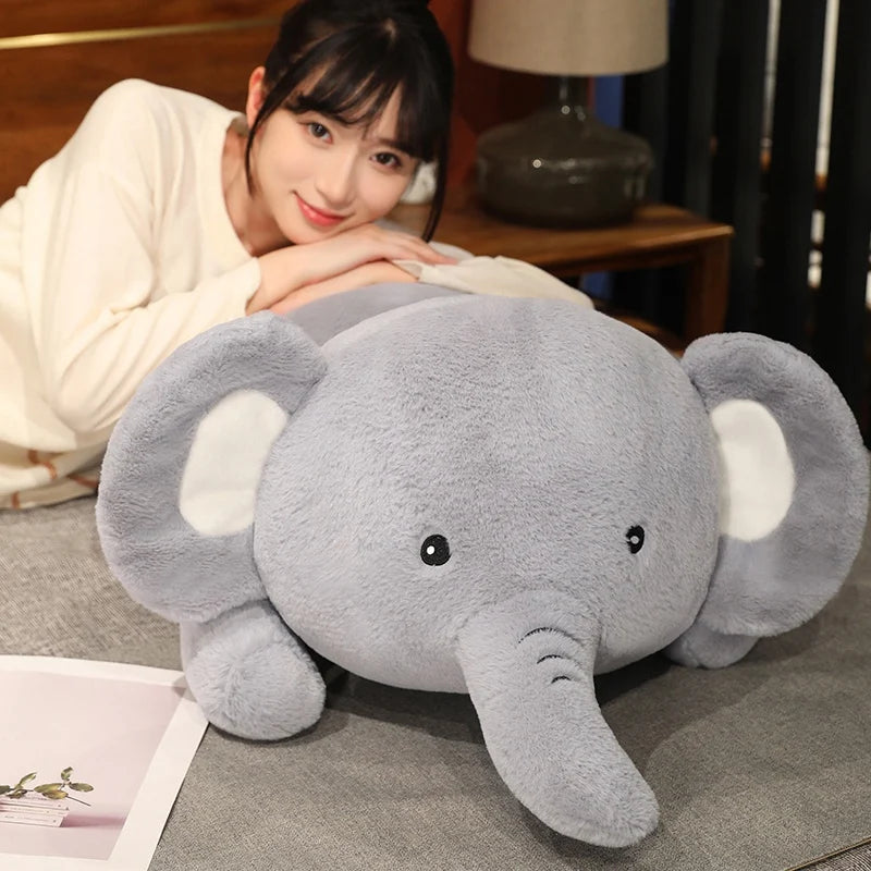 Coussin Peluche Éléphant Géant - 120cm