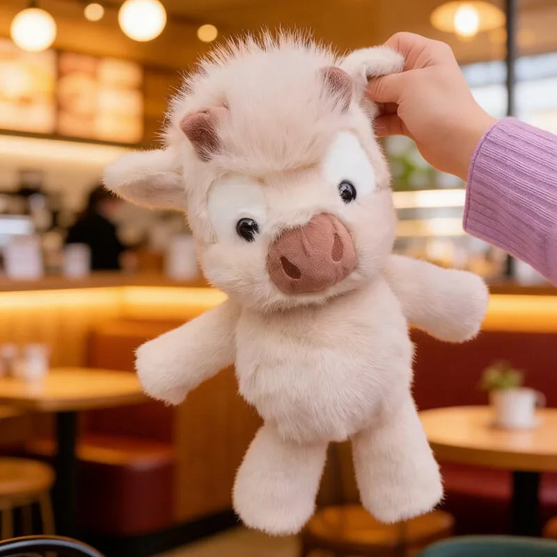 Peluche Vache Rose