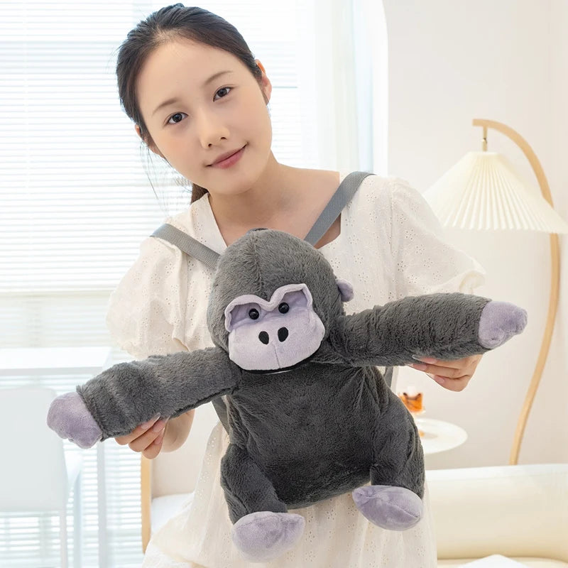 Sac à Dos Gorille en Peluche