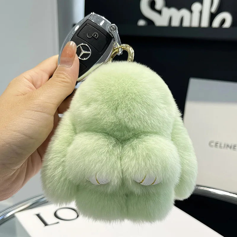 Porte Clés Peluche Lapin Fluffy