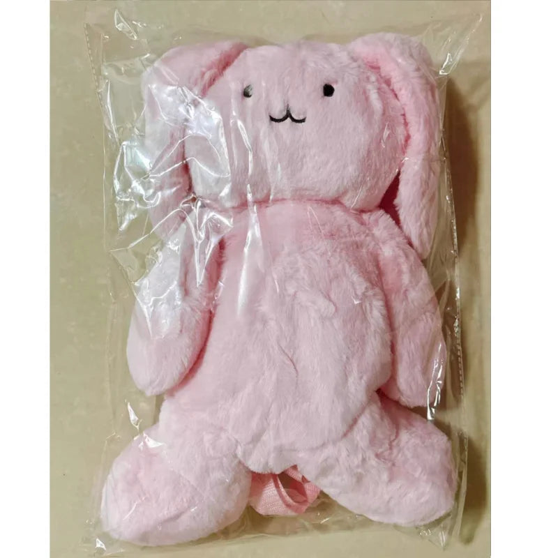Sac à Dos Lapin en Peluche Rose