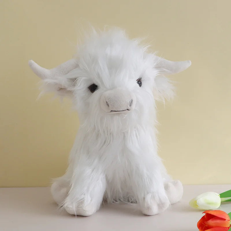 Peluche Vache Blanche
