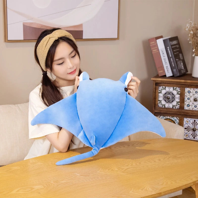 Grande Peluche Raie Manta - 90CM