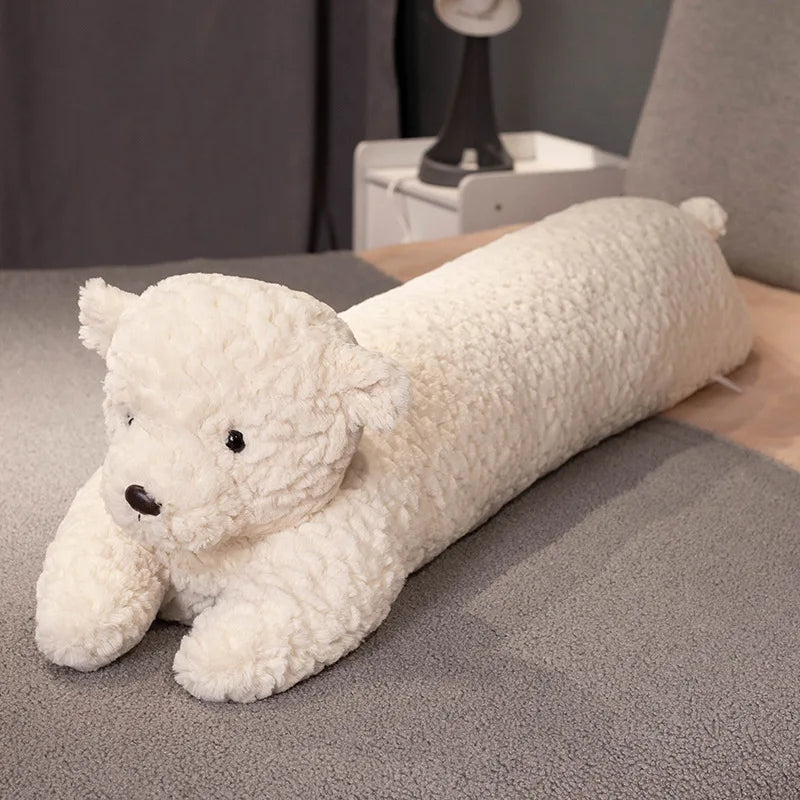 Peluche Coussin Ours Blanc XXL - 120CM