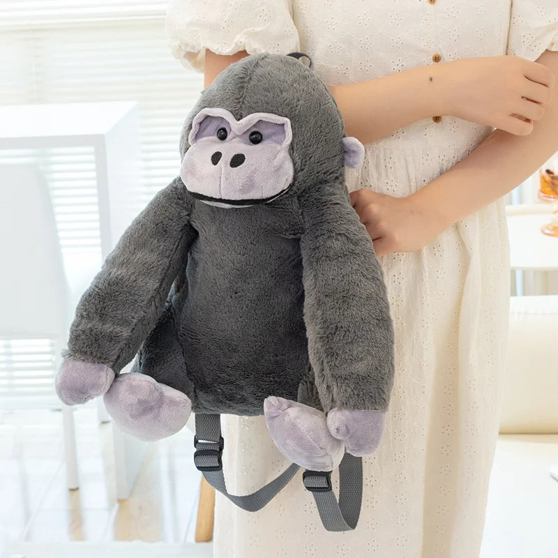 Sac à Dos Gorille en Peluche