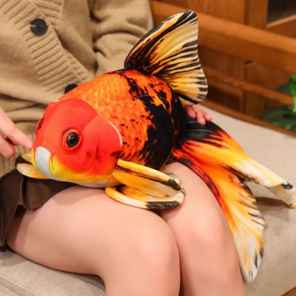 Peluche Poisson Rouge Réaliste