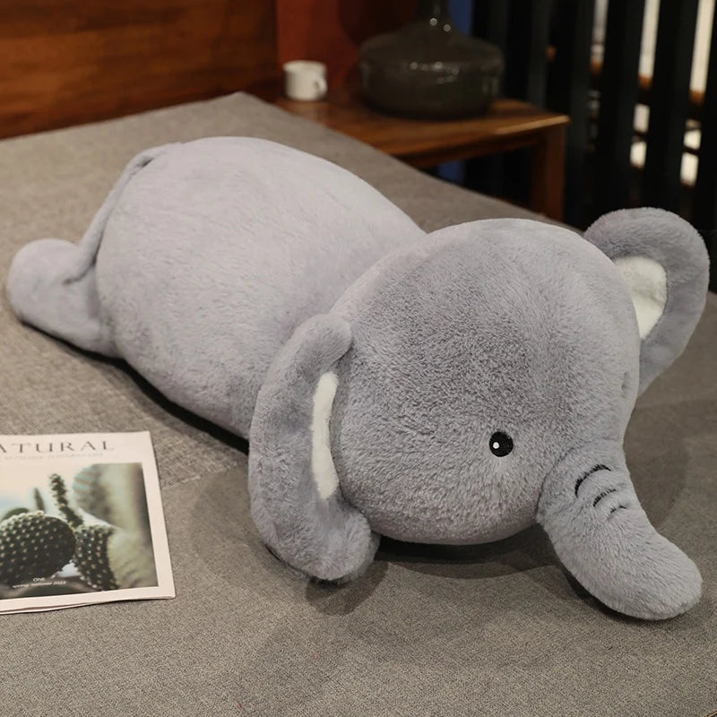 Coussin Peluche Éléphant Géant - 120cm