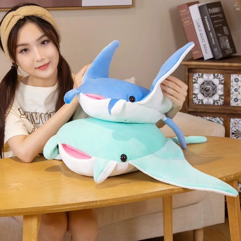 Grande Peluche Raie Manta - 90CM