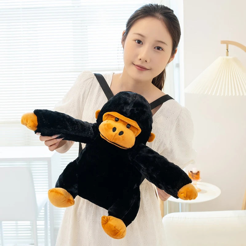 Sac à Dos Gorille en Peluche