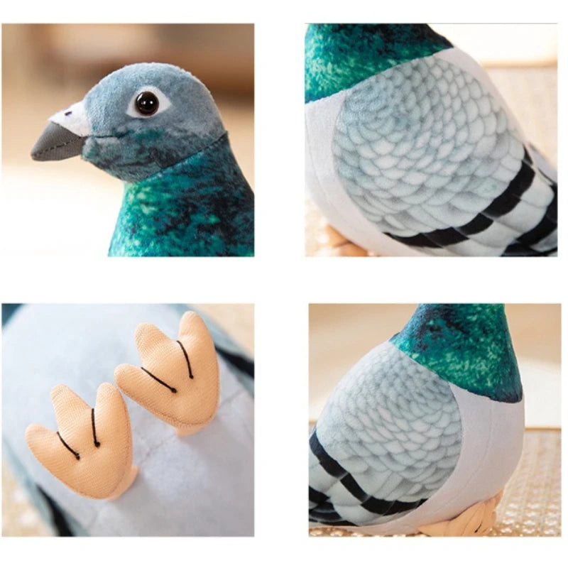 Peluche Pigeon Blanc
