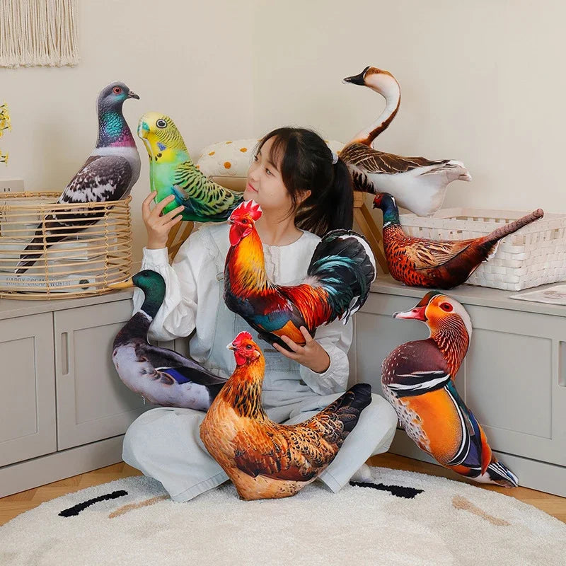 Coussin Pigeon Réaliste