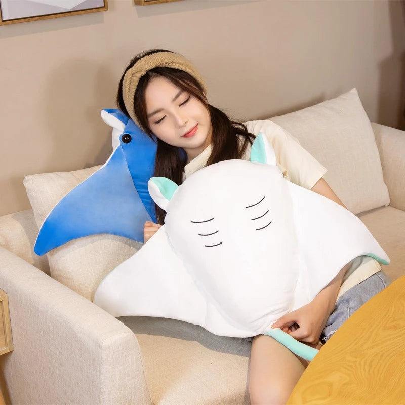 Grande Peluche Raie Manta - 90CM