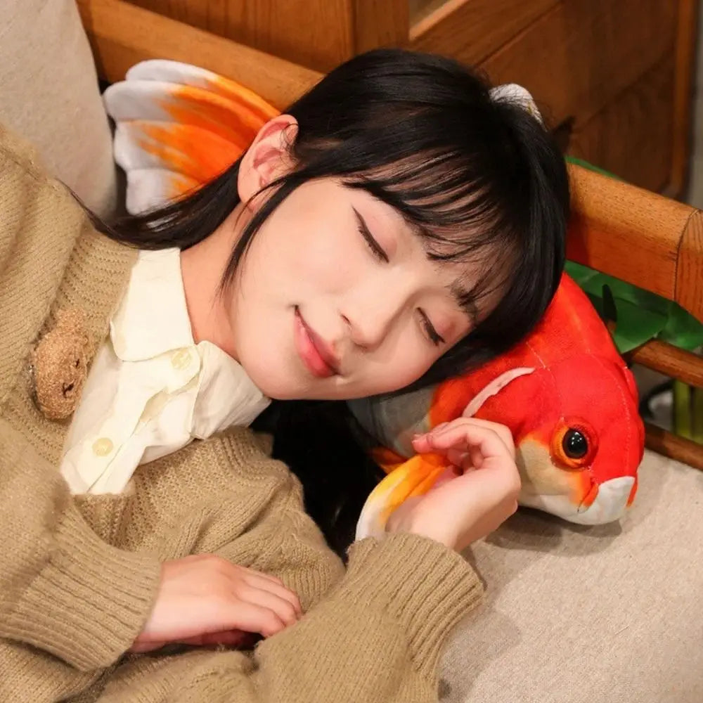 Peluche Poisson Rouge Réaliste