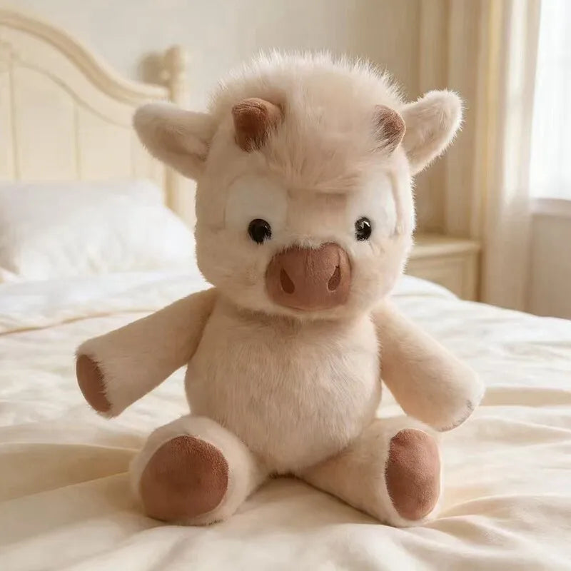 Peluche Vache Rose