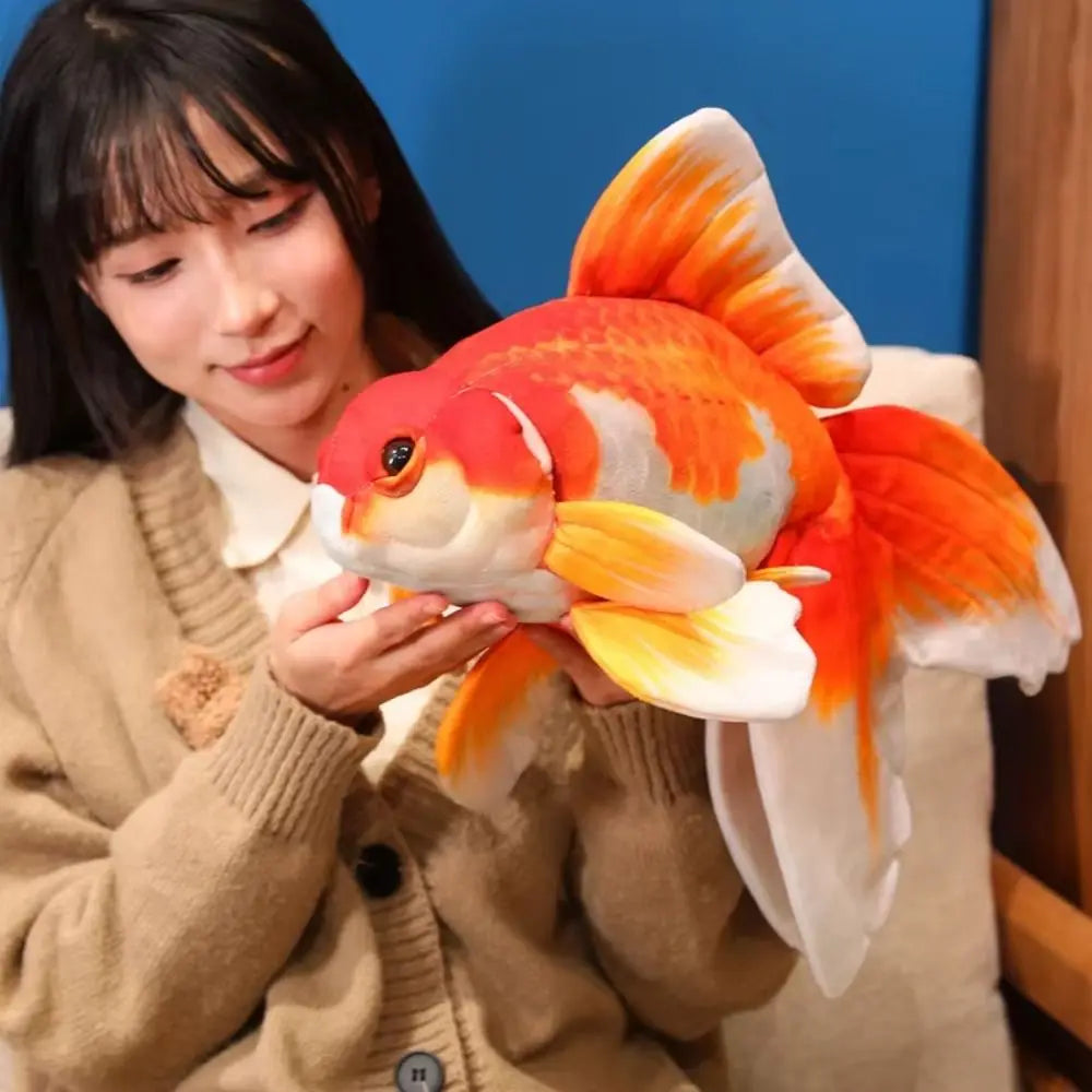 Peluche Poisson Rouge Réaliste