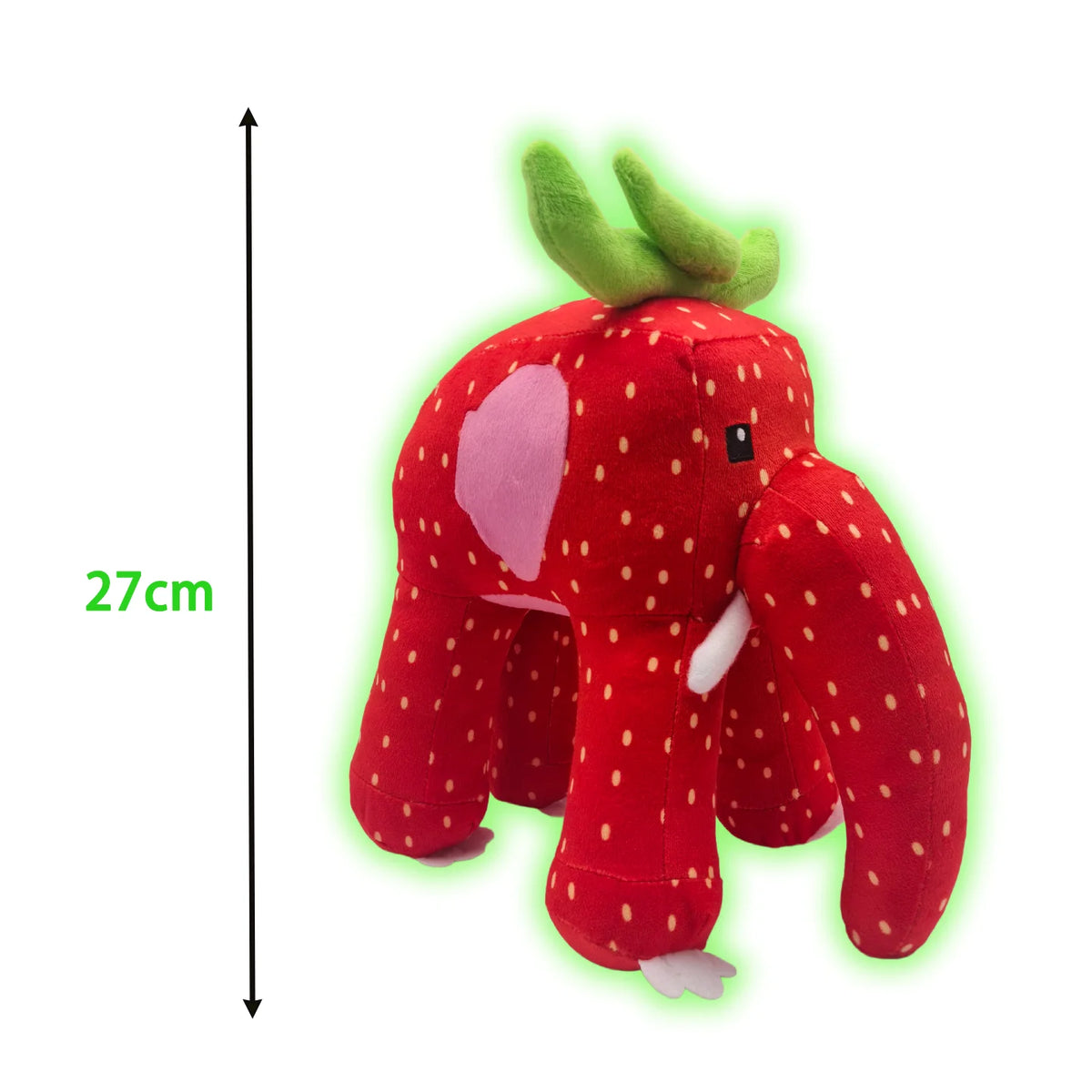 Peluche Éléphant Fraise
