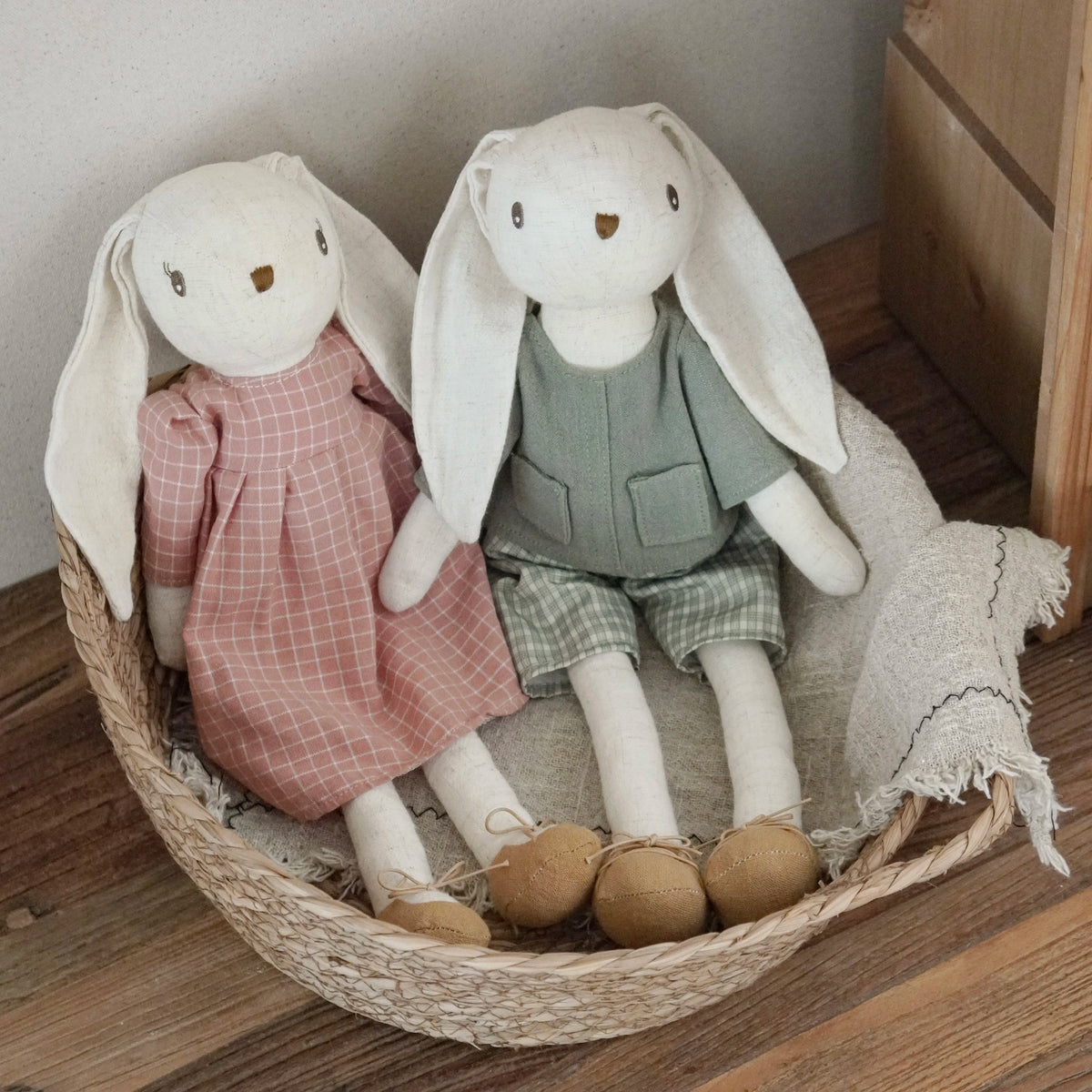 Doudou Lapin Vintage