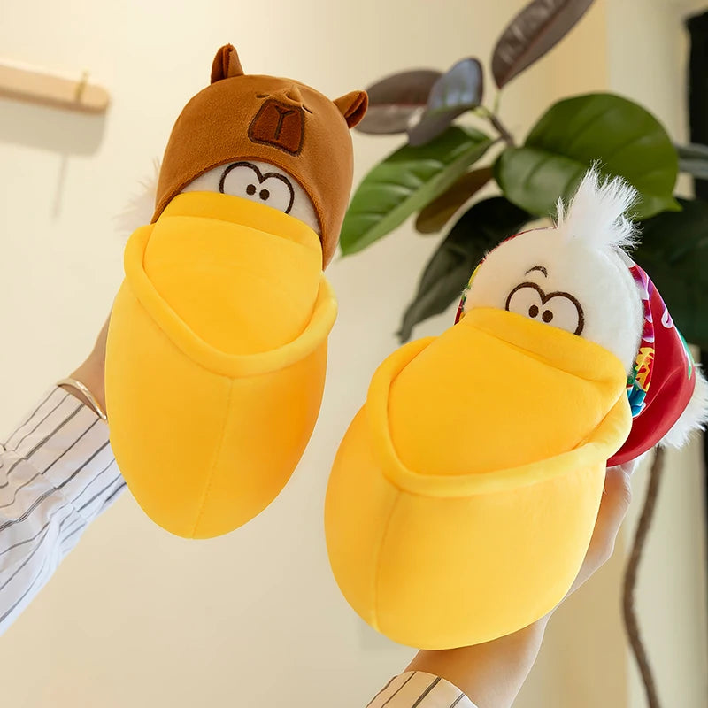 Peluche Pélican en Chemise