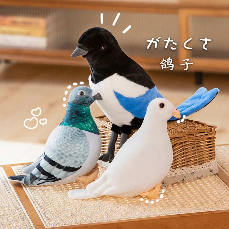 Peluche Pigeon Blanc