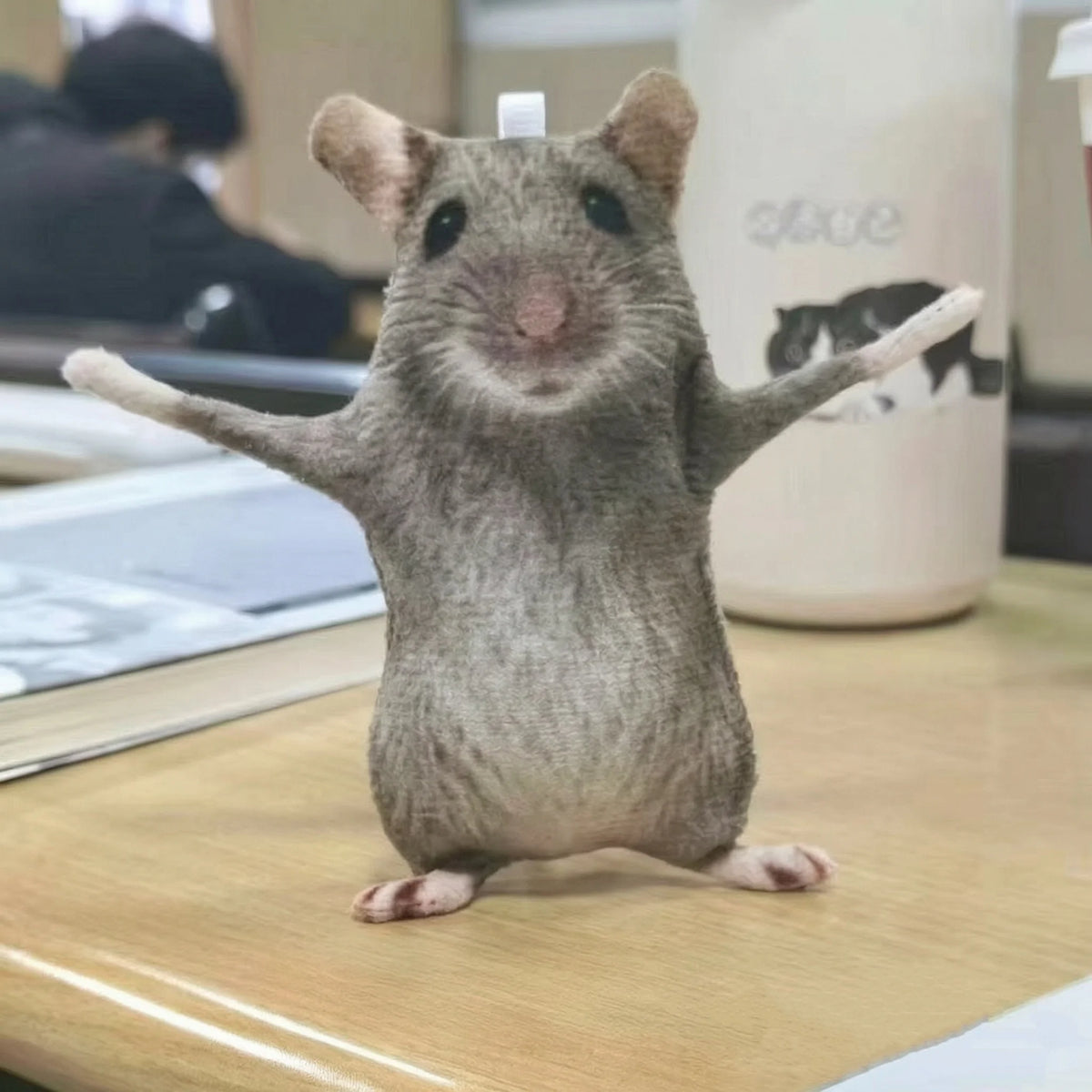 Peluche Rat Articulé